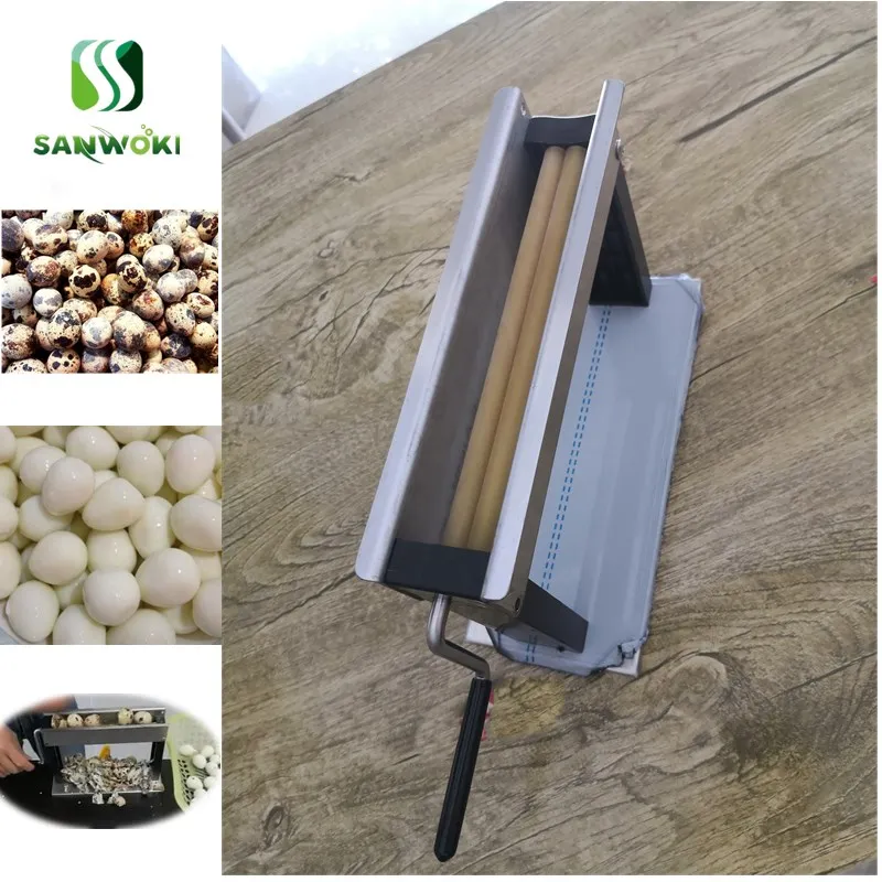 

Stainless Steel Quail Bird Eggs Huller Sheller Manual Quail Egg Peeler Machine egg processing machine quail egg peeling machine