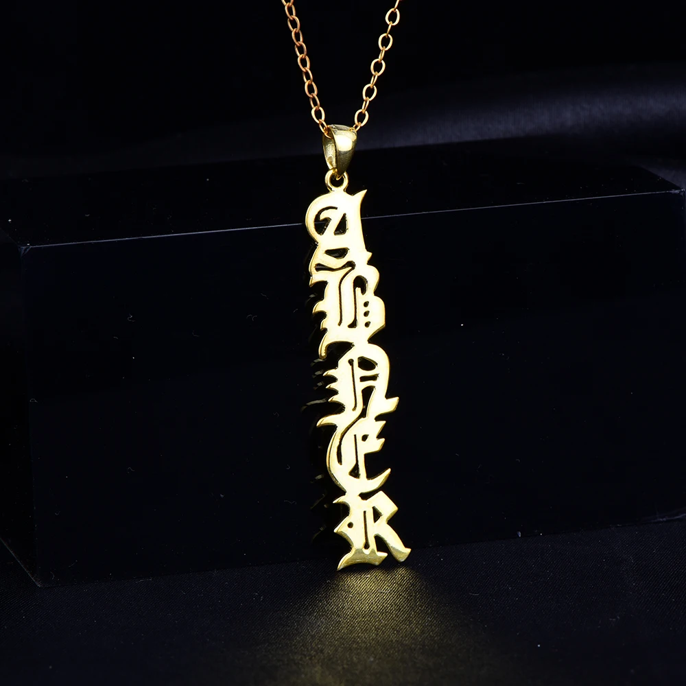 925 Silver Personalized Name Necklace Women Pendant Necklace Custom Name Necklaces & Pendants Jewelry Gift For Mom Dropshipping  (4)