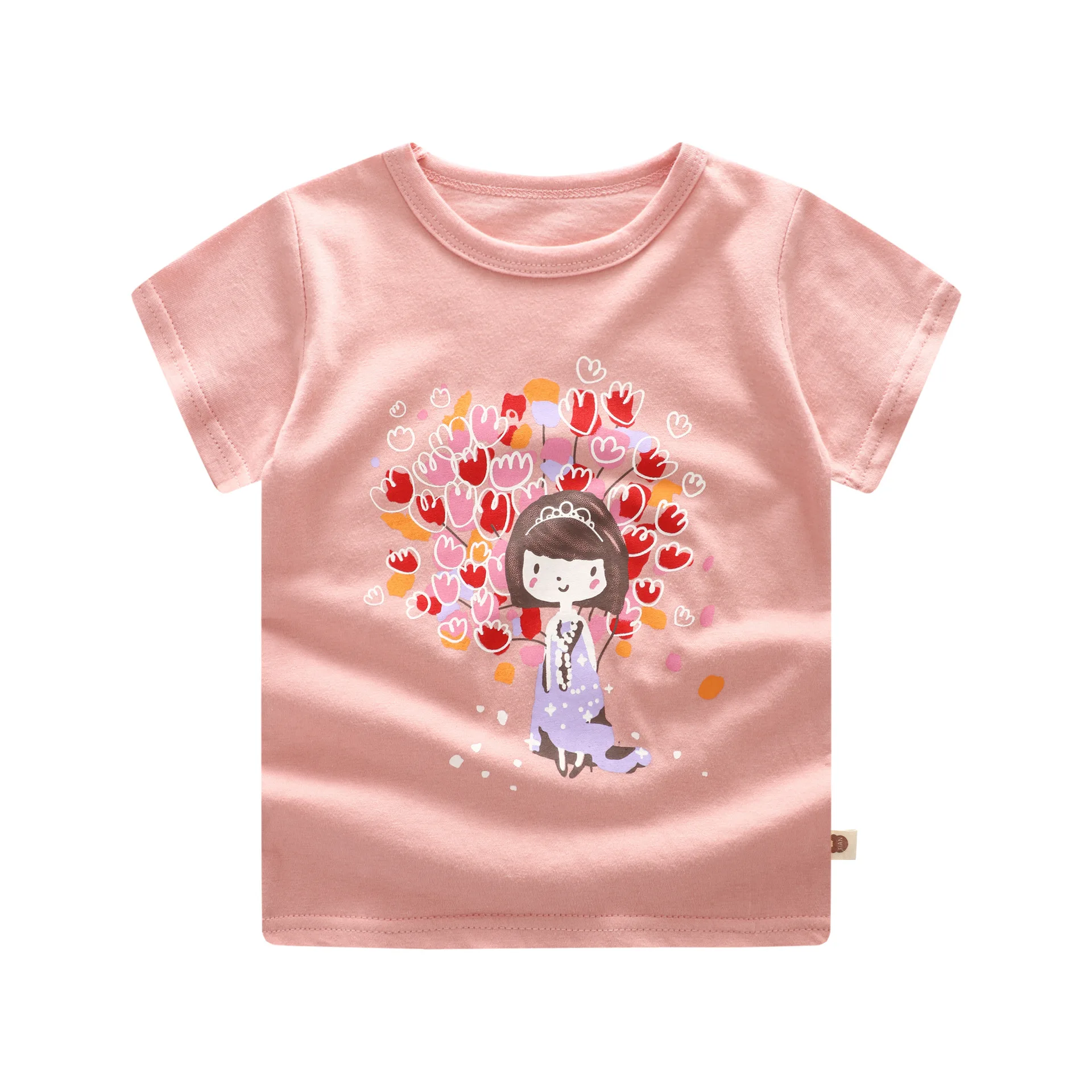 

19 Babies Girl Tee Blouse Tshirts Princess For Baby Girl Costume Cotton Toddler Clothing