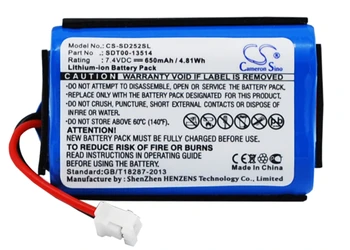 

Cameron Sino 650mAh Battery SDT00-13514 for SportDog ProHunter 2525, ST101-SP