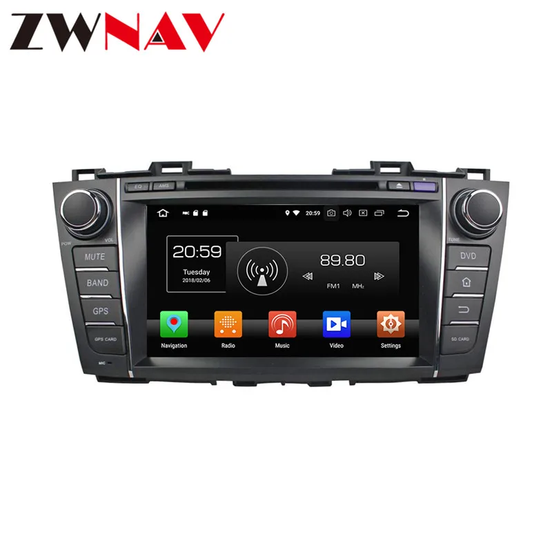 Best 4G+32G android 8.0 car CD dvd player head unit for Mazada 5 / Premacy multimedia player car radio stereo gps navigation BT wifi 11