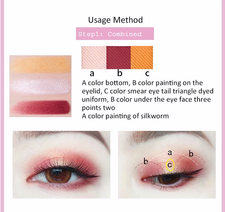 HOLD LIVE 12 Colors Eyeshadow Palette Matte Diamond Glitter Focus Charm Eye Shadow Palette Pigment Nude Eyes Makeup Set (10)