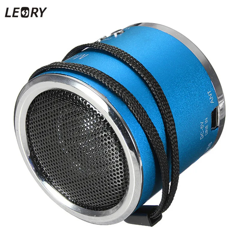  LEORY Z12 Portable Mini Speaker Portable Micro SD TF Card FM HIFI Support USB Loudspeaker for IPhones Smartphones PC 