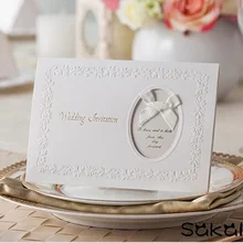 Художественно-образное Свадебная пригласительная открытка две складки пустой содержание пригласительная открытка Свадебные украшения