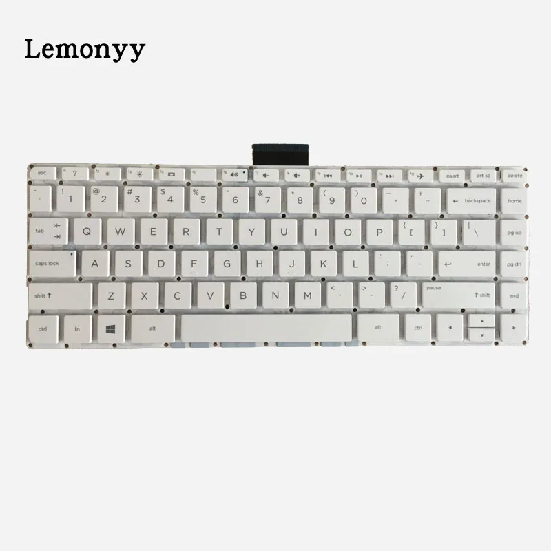  New US Laptop Keyboard For HP Pavilion 14-ax 14-ax000 14-ax100 901658-031 NSK-CX3SQ English White W