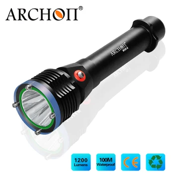 Online Diving Flashlight ARCHON D22-II Xm-l2 U2 Led Max 1200LM Dive Light 100 Meters Underwater Diving Torch