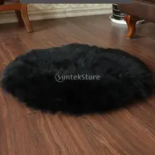 3 цвета пушистый коврик коврики детские мягкие для девочек и мальчиков искусственный мех спальня коврики круглый 30 см