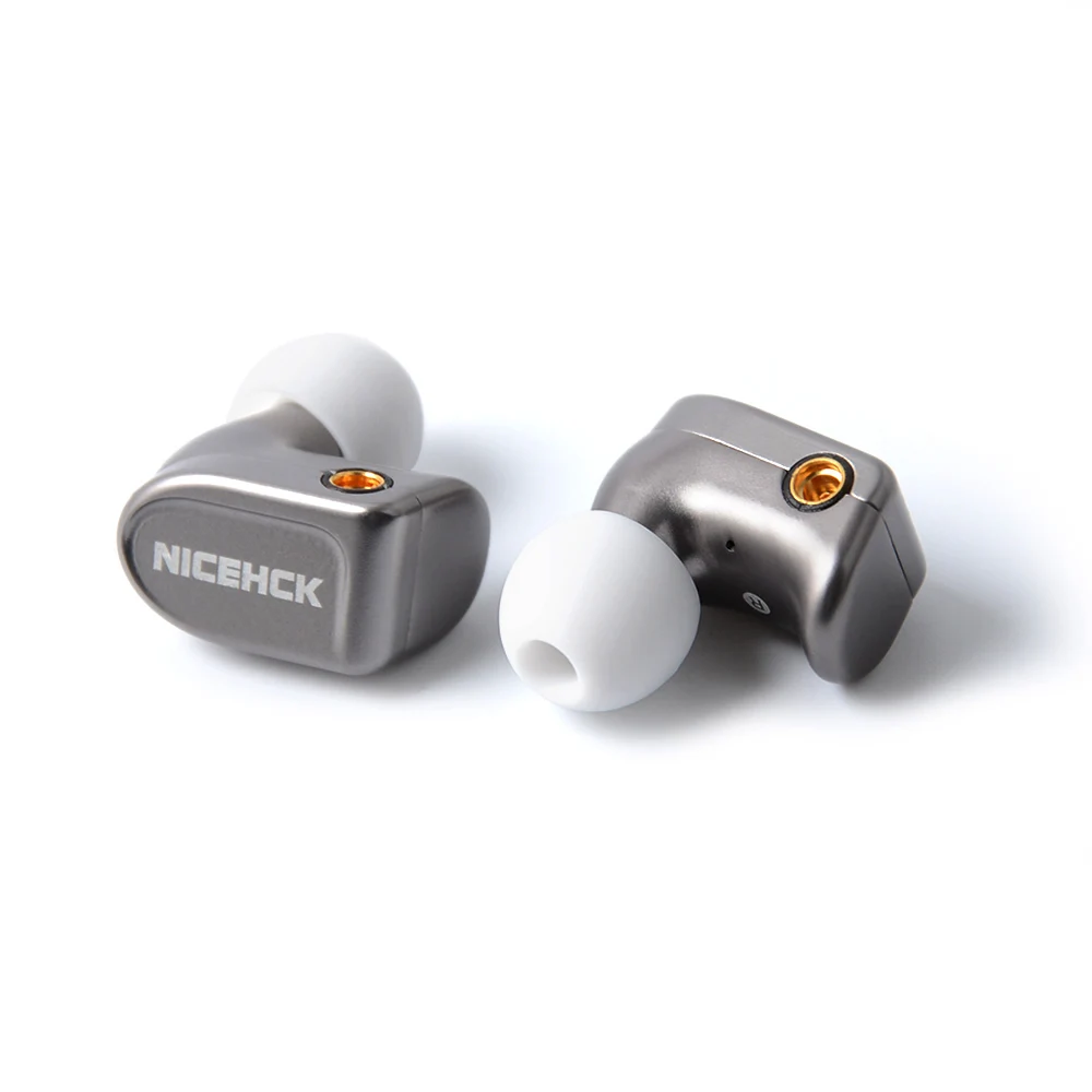 NICEHCK N3 наушники в ухо пьезоэлектрическая керамика углеродный Nanotube Hybrid 3 единицы MMCX Съемная HIFI металлическая гарнитура опционально - Цвет: N3 ear head