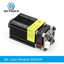 GKTOOLS 500 мВт 405 нм 12 В синий лазерный модуль 2,54-3 P ttl/ШИМ модуляция для DIY ЧПУ лазерный гравер регулируемый фокус FB03-500