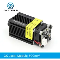 GKTOOLS 2,54 МВт 405nm 12 В синий лазерный модуль FB03-500-3 P ttl/PWM модуляция для DIY ЧПУ лазерный гравер регулируемый фокус 500
