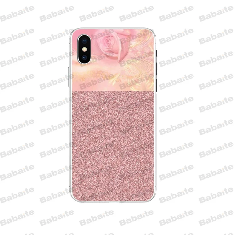 Gold Pink rose Glitter