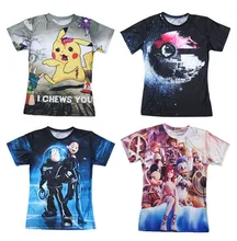 Mode Kleidung Frauen Männer Unisex 3d t-shirt Pikachu zombie zombified Pokemon/Mini Maus Ente t-shirt t tops Kostenloser versand