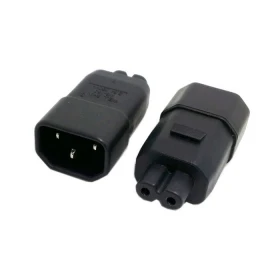 

Standard Molded IEC 320 IEC320 C14 Socket to IEC C7 Plug AC Power Adapter Set UL Approved