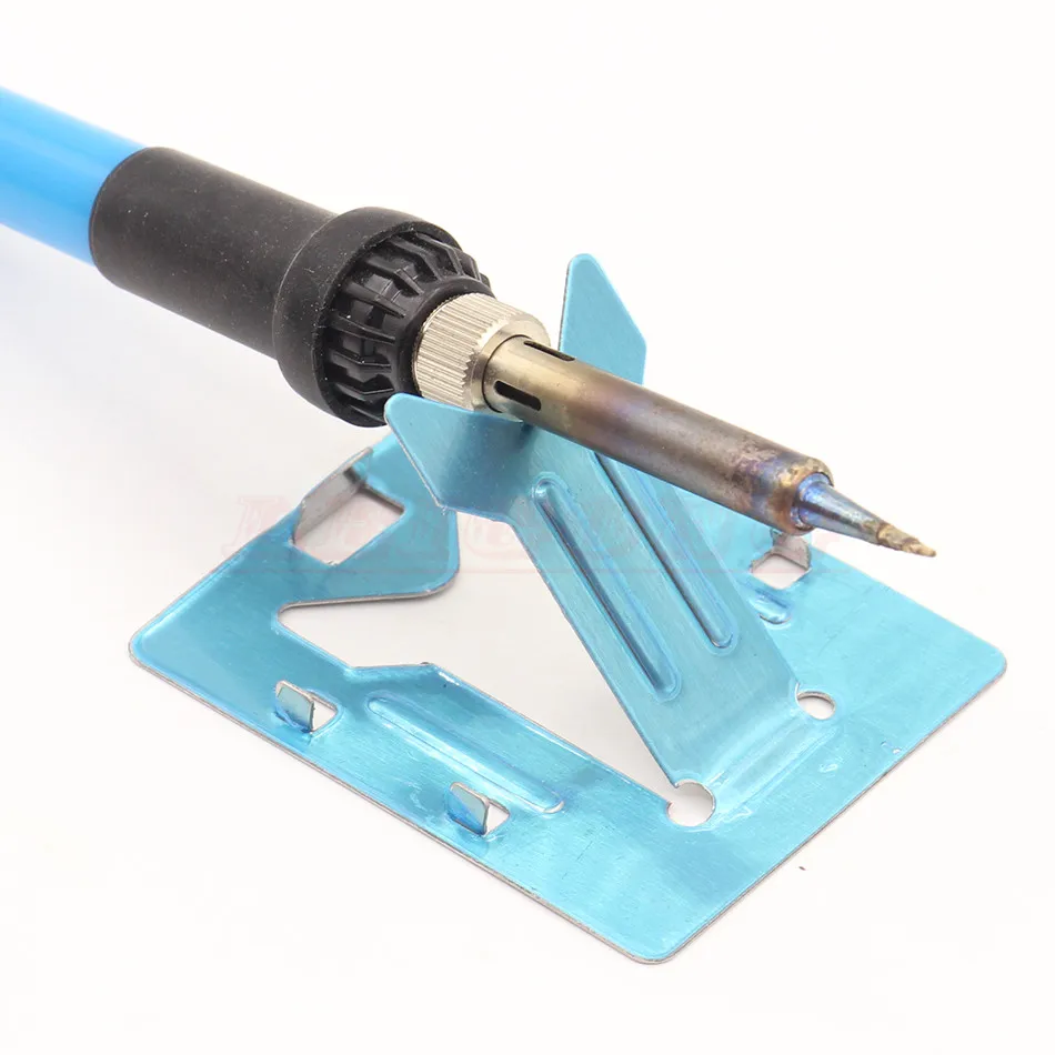 

1PCS Soldering Iron Support Stand Station Metal Base Rectangle Stand Holder Base Support Station Safety Protecting Base