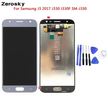 

High Quality Lcd For Samsung Galaxy J3 2017 Lcds Display Touch Digitizer Screen Repair Replacement Part