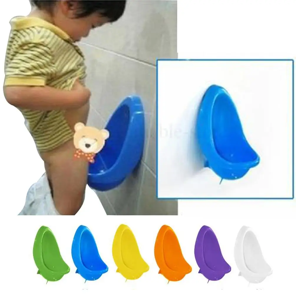 Hemoton Urinoir d'entraînement pour enfants en forme de pingouin avec cible amusante pour garçons Noir Hemoton Urinoir d'entraînement pour enfants en forme de pingouin avec cible amusante pour garçons Noir
