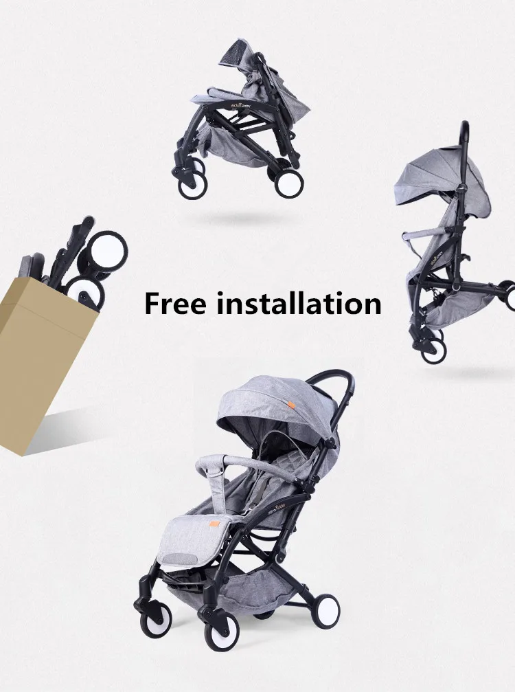 Новая Обновленная детская коляска yoya Wagon портативная складная детская коляска легкая детская коляска для перевозки BabyZen YoYo детская коляска