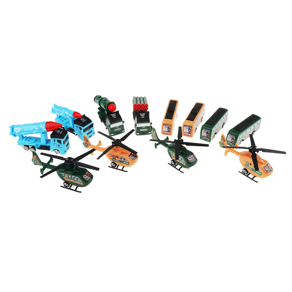 Pull Back Car, 12 Pack Assorted Mini Plastic Vehicles for Kids Party Favors Easter Eggs Filler