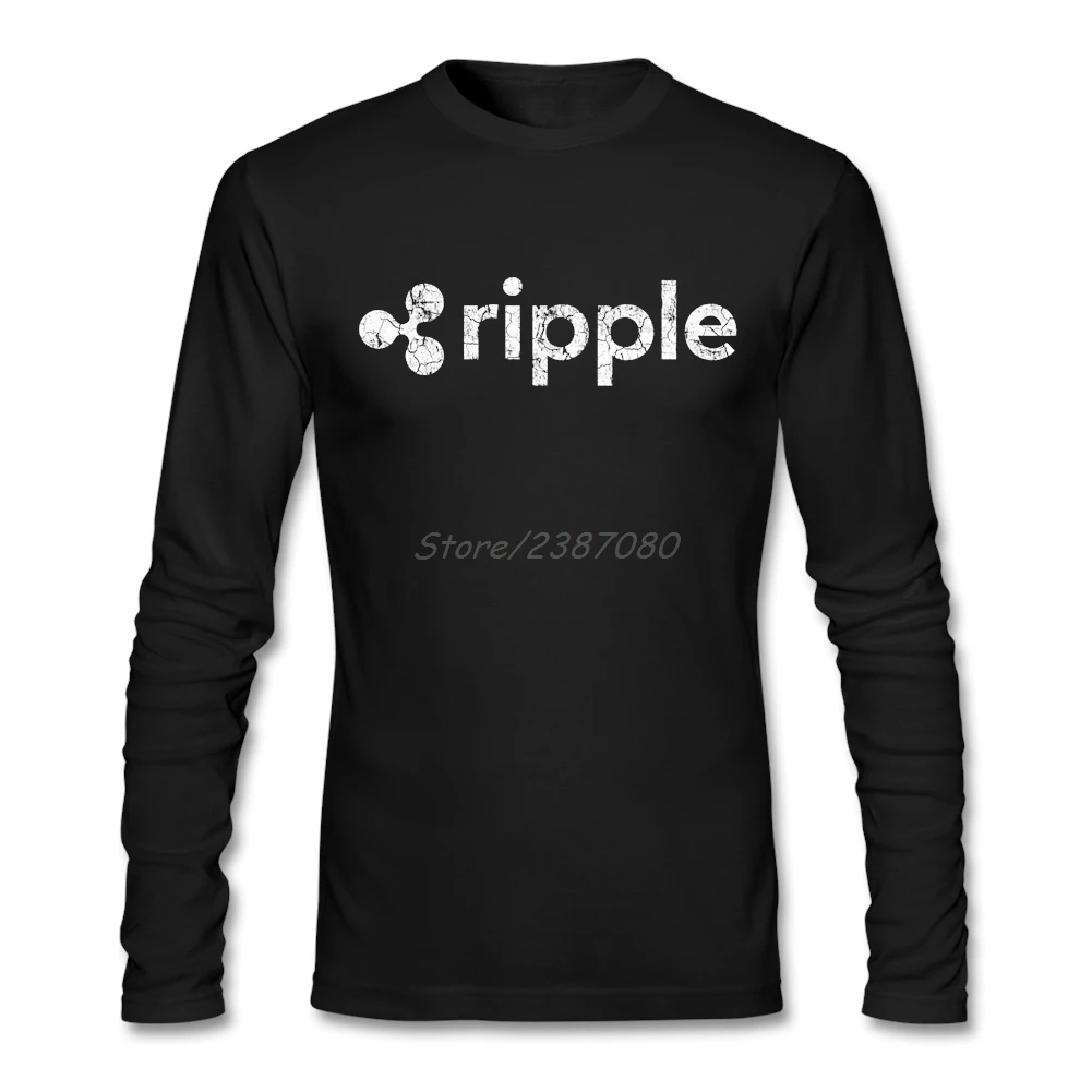 Vintage Ripple Cryptocurrency T Shirt Long Sleeve Custom Men's T-shirts Summer Harajuku Cotton Crewneck T Shirts For Boys Vintage Ripple Cryptocurrency T Shirt Long Sleeve Custom Men's T-shirts Summer Harajuku Cotton Crewneck T Shirts For Boys
