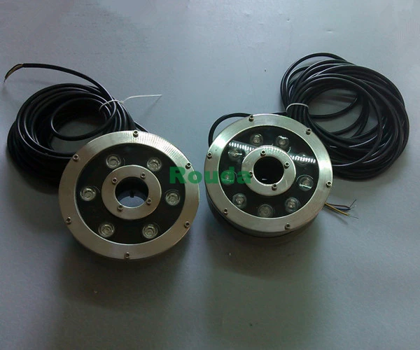 

24w underwater rgb led light waterproof ip68 fountain taiwan led chips epistar 110-120lm/w 24v swimming pool