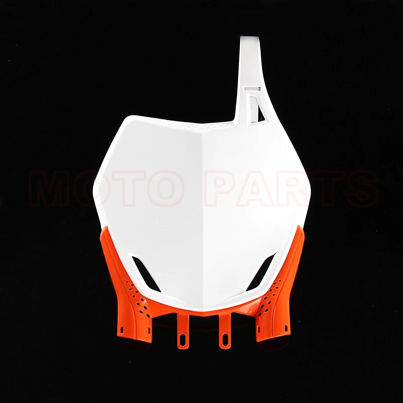

Brand New Universal Front Number Plate Holder Dual Color For - CRF YZF WRF KXF KLX Motorcycle Pit Dirt Bike Motocross