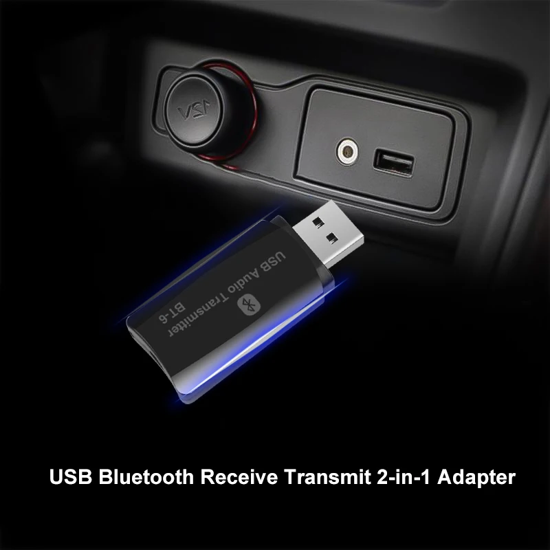 USB power 2 в 1 Bluetooth автомобильный комплект 3,5 мм AUX беспроводной аудио приемник передатчик 3,5 мм разъем для автомобиля радио FM Mp3 плеер