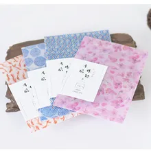 1 лот = 3 шт акварельные цвета японский стиль канцелярские бумажные конверты