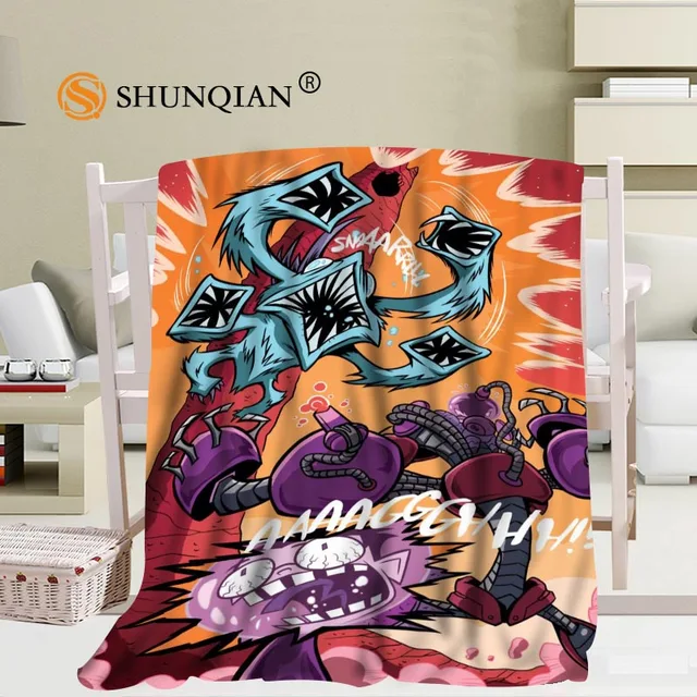 Custom Invader Zim Blanket Soft DIY Your Picture Decoration Bedroom
