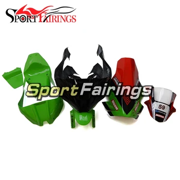

Fiberglass Racing Complete Fairings for ZX10R 2011 - 2015 ZX10 R Kawasaki Motorcycle Fittings Body Kit Black Green Red Bodywork