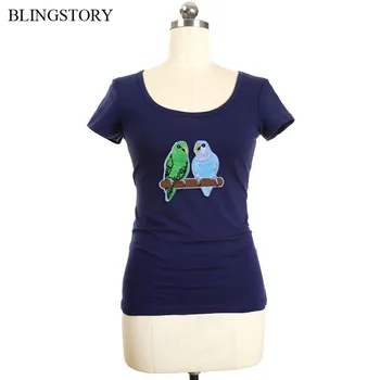 

BLINGSTORY High Street Summer Cotton Short Sleeved Basic Plus Size Woman Tshirt Top S-6XL