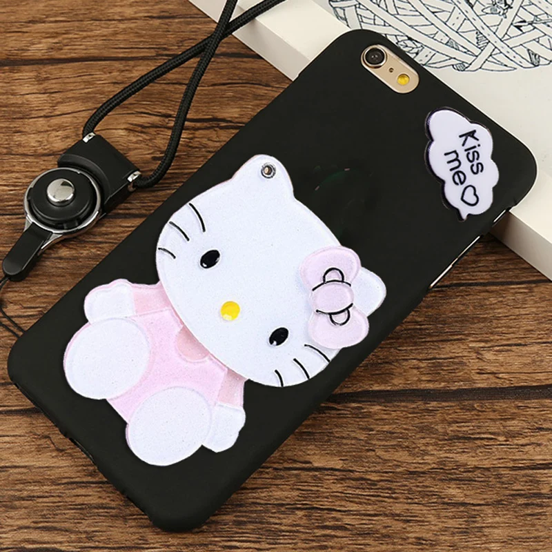 

Luxury Cute 3D Mirror for iPhone 8 Cover Bear Case Cover Phone Cases For Apple iPhone 7 7Plus and 6 6Plus Soft Silicone Cover