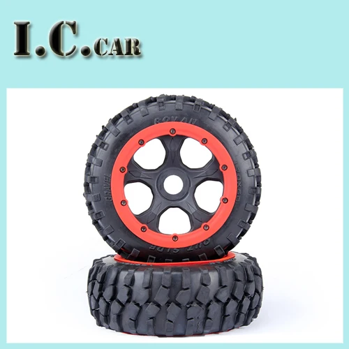 5B 4 Generation gravel tire front wheel assembly Kit fit 1 5 hpi baja 5b Rovan