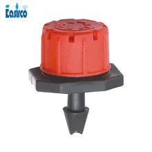 50pc sprinkler dripper ajustável micro gotejamento jardim irrigação rega anti-entupimento emissor mangueira de 1/4 polegadas, frete grátis