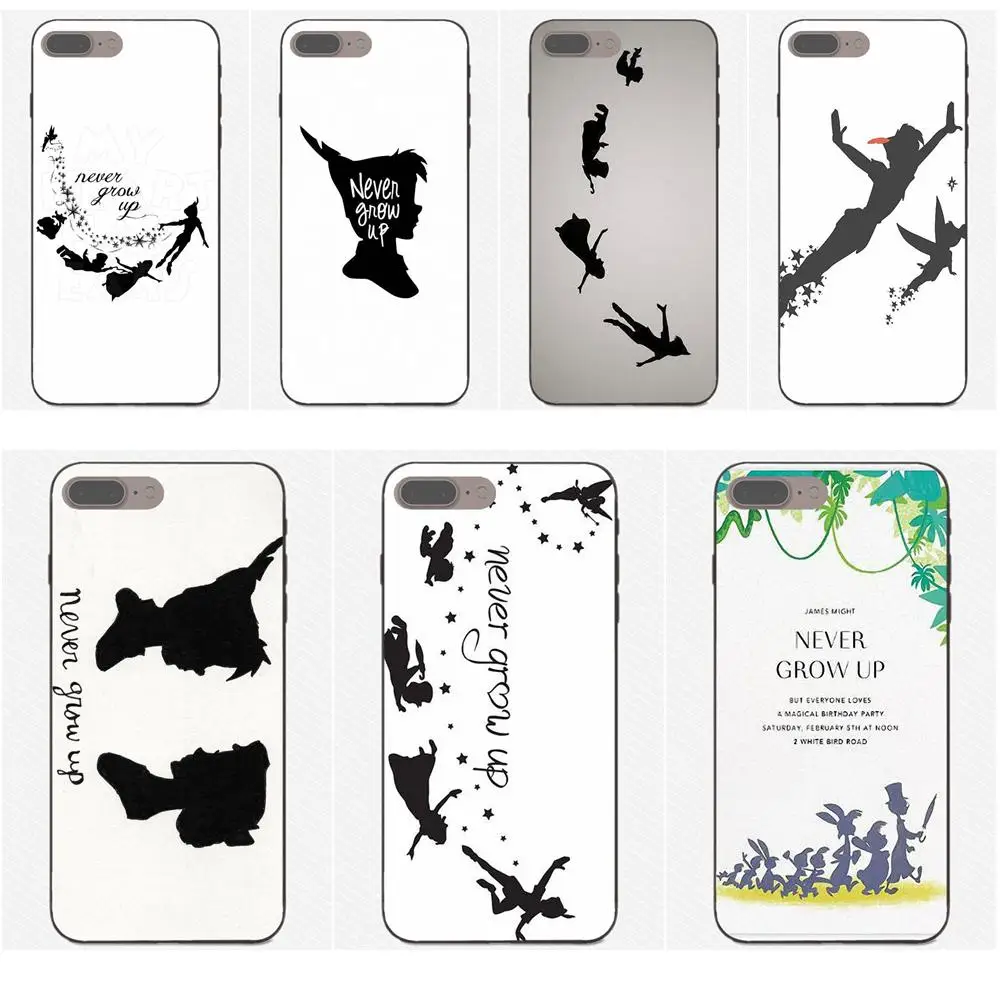 

Peter Pan Never Grow Up TPU Pattern For Galaxy C5 C7 J1 J2 J3 J330 J5 J6 J7 J730 2017 Ace Core Duo Max Mini Plus Prime Pro