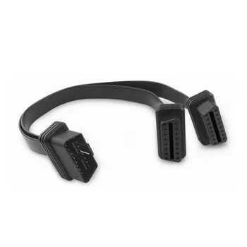 

Extended line Power cord OBD2 Extension Line 16 needles OBD2 One Drag Two Detection Line OBD Extension Line for Automobile