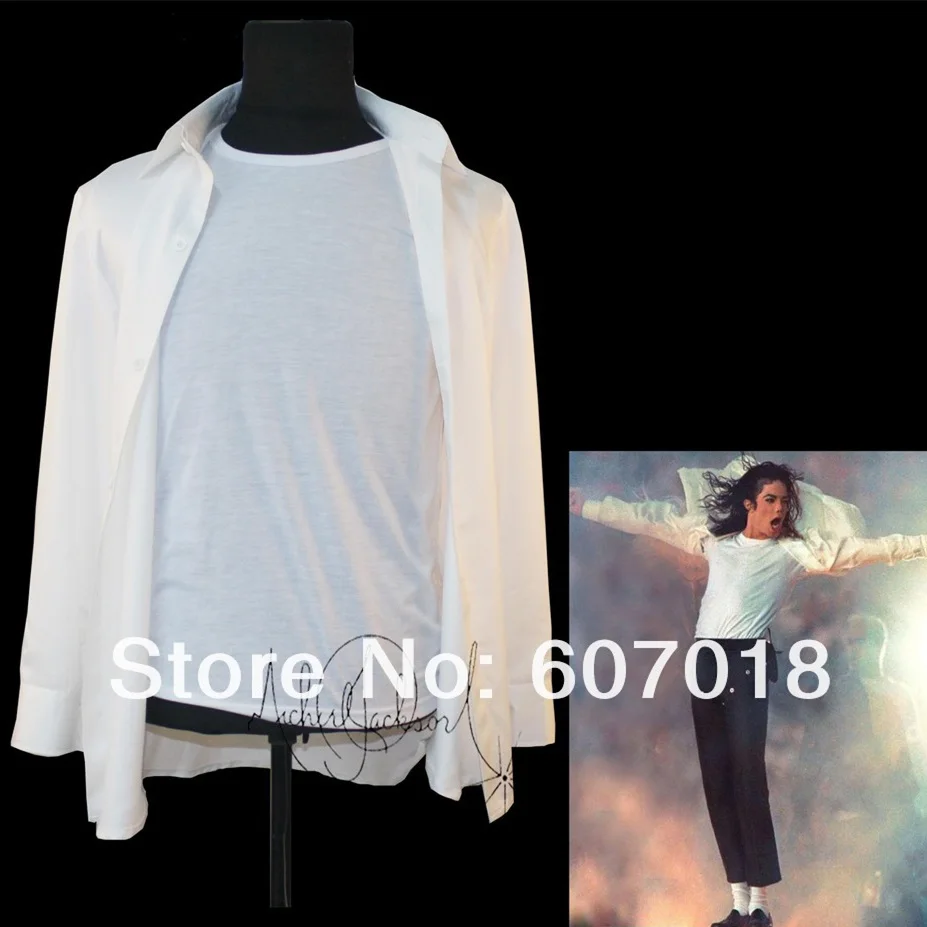 Mjマイケル ジャクソン白シャツ 1993 S Michael Jackson White Shirt Shirt Shirtshirt White Aliexpress