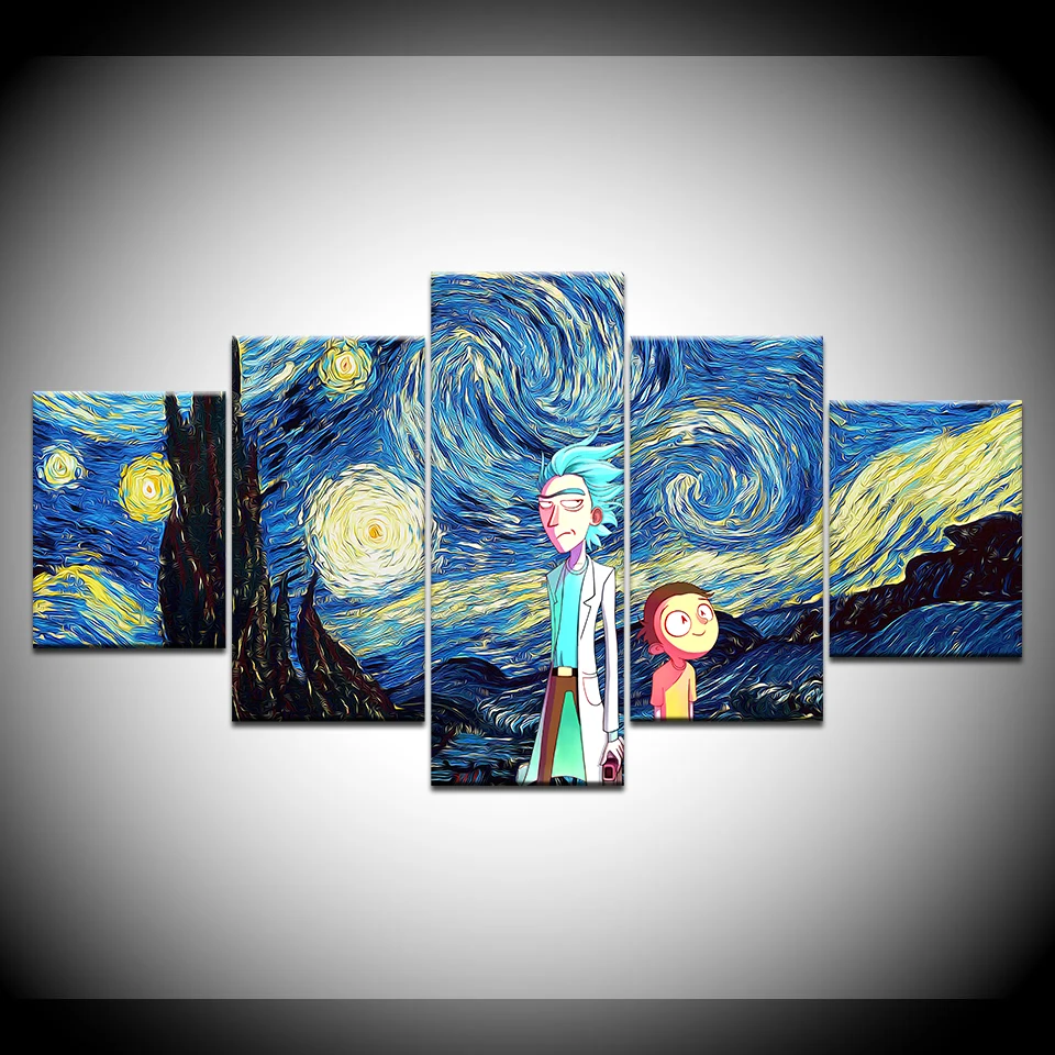 van gogh rick and morty