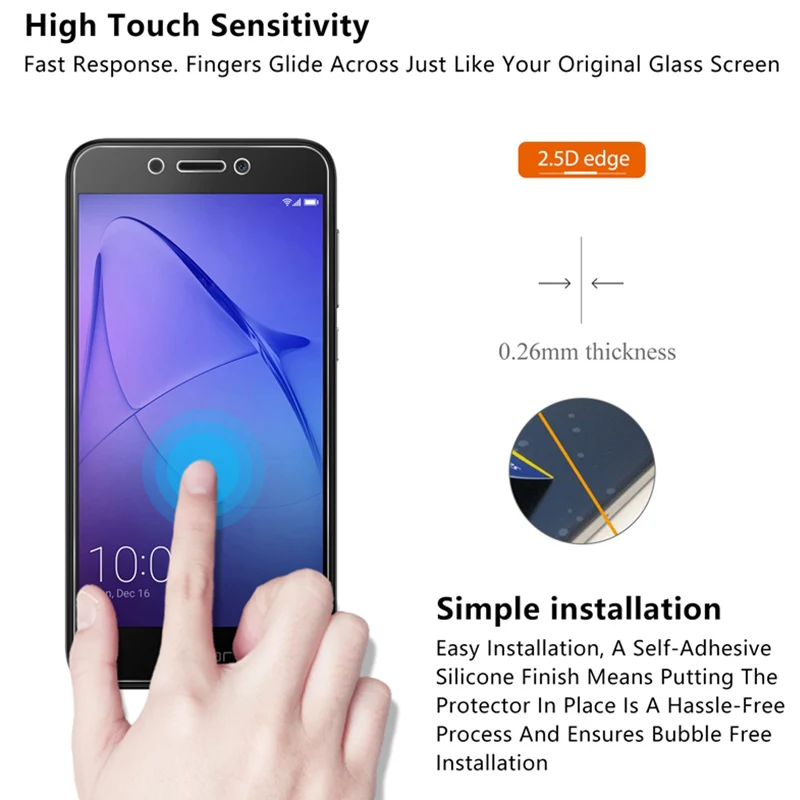 Прочное протектор Стекло для huawei Honor 6A закаленное Стекло для Honor 4A 5A 4C 5C 6C Pro Экран стекло на Honor 3X 4X 5X 6X 7X 8X