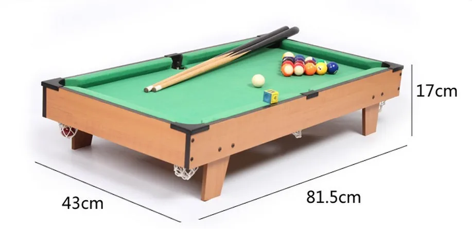 

81.5*43*17CM For Children whole set Portable game pool table Simulation mini billiard table