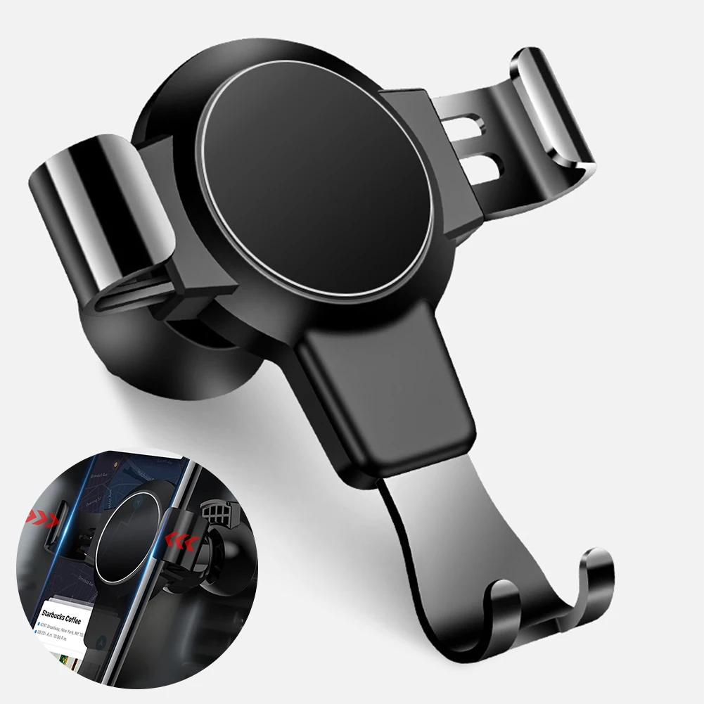 Тяжести Автомобиль Air Vent сотовый телефон держатель для iPhone Xs MAX X 8 7 6 Plus samsung S9 S8 S7