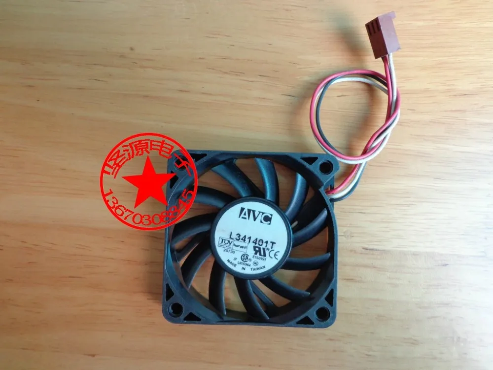 Оригинальный AVC 12V 0.19A 6 см шариковый подшипник F6010T12HS охлаждающий вентилятор|cooling
