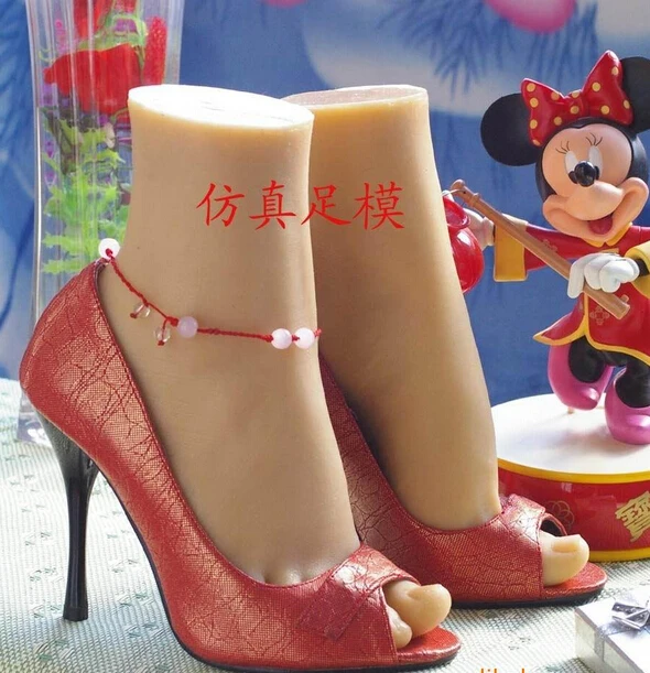 Free shipping Cheap font b sex b font solid silicone feet modelfemale foot soft feet