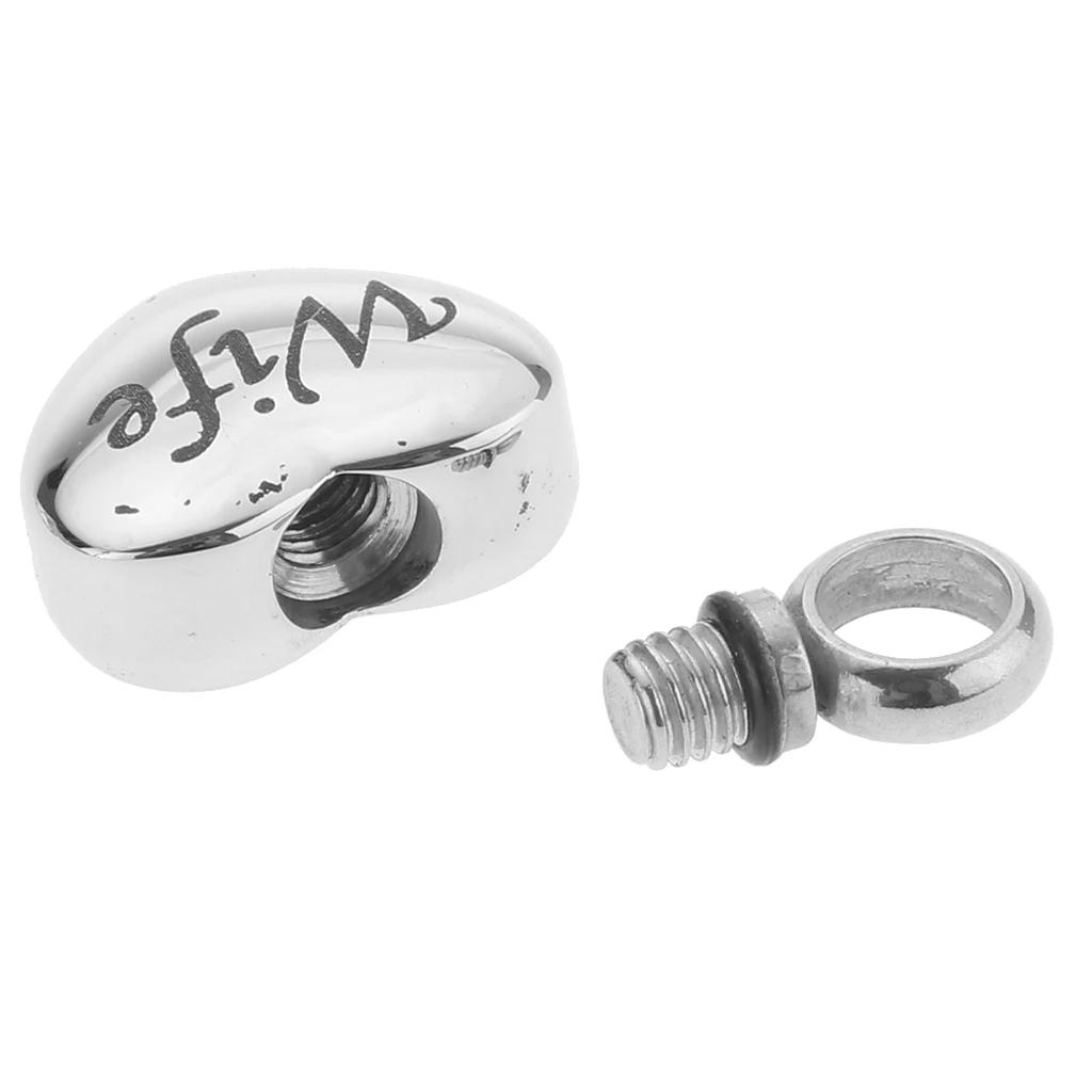 Stainless Steel Love Heart Urn Pendant Memorial Cremation Ash Holder Dad/Mom/Husband/Wife/Brother/Sister
