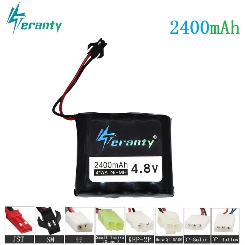 

2400mah 4.8v Battery for RC Cars battery 4.8v NiMH battery for Remote controlled electric toys tool boats Tank Toys Guns battery