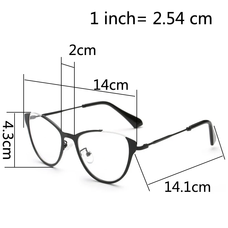 Новая мода кошка прозрачные линзы Чарм "очки" черные оправы для очков для женщин и мужчин классические очки Oculos De Sol колье Подарочное