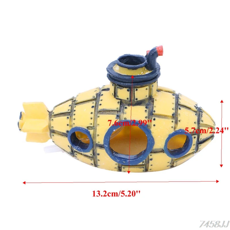 Подводная лодка аквариум Декор Орнамент аквариум скрытие пещера украшение ландшафтный дизайн Прямая поставка