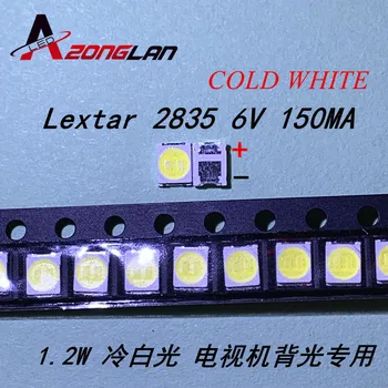 

500PCS Original LEXTAR 2835 3528 1210 6V 2W SMD LED For Repair TV Backlight Cold white LCD Backlight LED