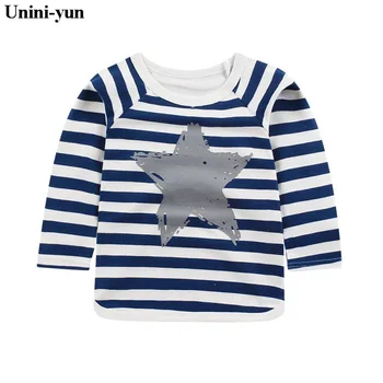 Retail Baby Girls Tops Children T shirts Long Sleeve 2018 Autumn Kids Tee shirt Spring striped Brand t-shirt children blusas