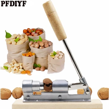 

High Quality Nut Cracker Walnut Shell Breaker Mechanical Sheller Walnut Nutcracker Almond Fast Opener Kitchen Tools