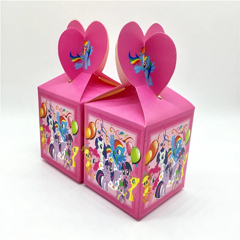 Party Supplies Candy Box 12pcs / lot My little Pony Printed Sugar Box
Wedding Decoration Gift Box Tray Size 10 * 8.5 * 18cm